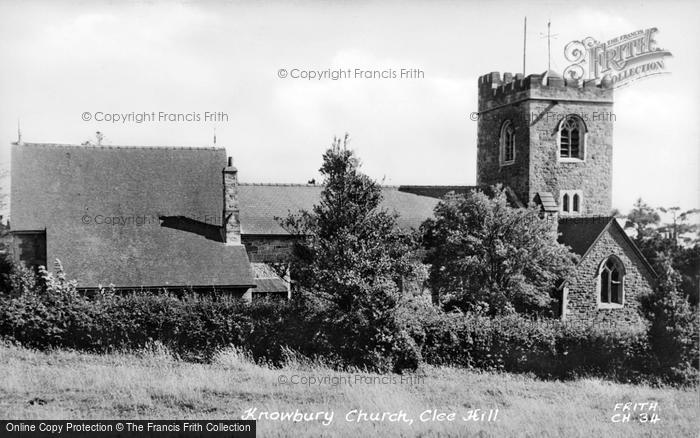 Photo of Knowbury, The Church c.1955