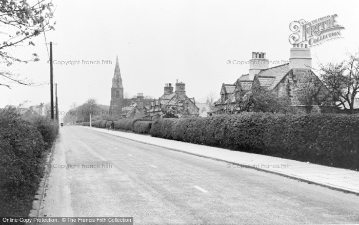 Photo of Knowsley, Church Road c.1955
