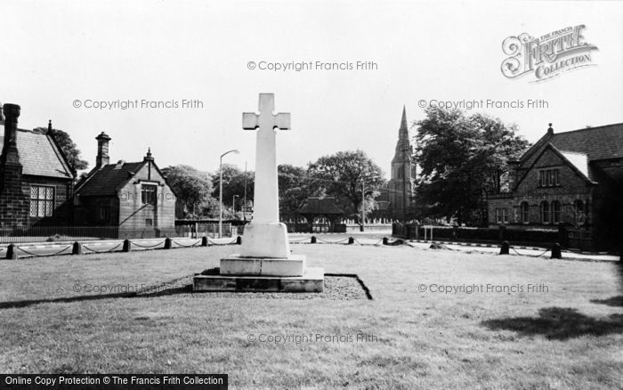 Photo of Knowsley, The Memorial c.1960