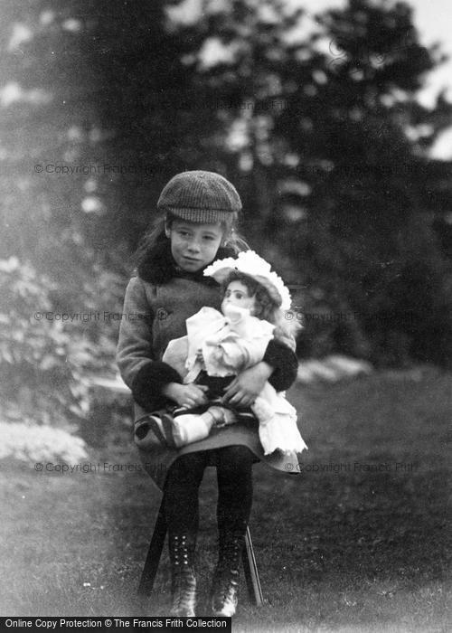 Photo of Knutsford, Girl With Doll c.1880