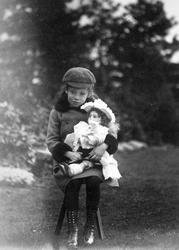 Girl With Doll c.1880, Knutsford