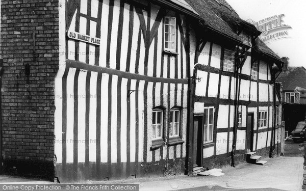 Photo of Knutsford, Old Market Place c.1960