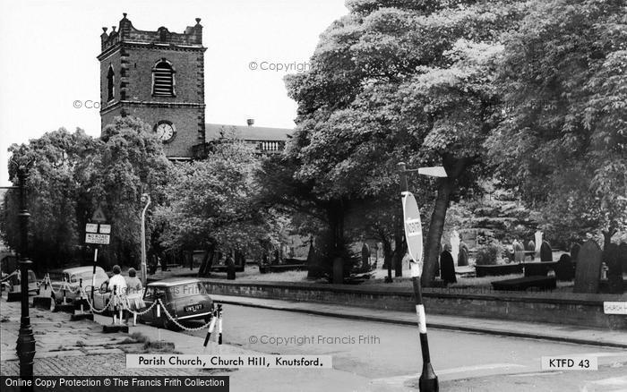 Photo of Knutsford, Parish Church, Church Hill c.1960
