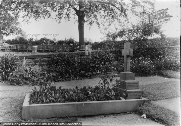 Photo of Knutsford, The Grave Of Mrs Gaskell c.1950
