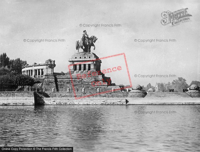 Photo of Koblenz, Kaiser William Monument c.1930