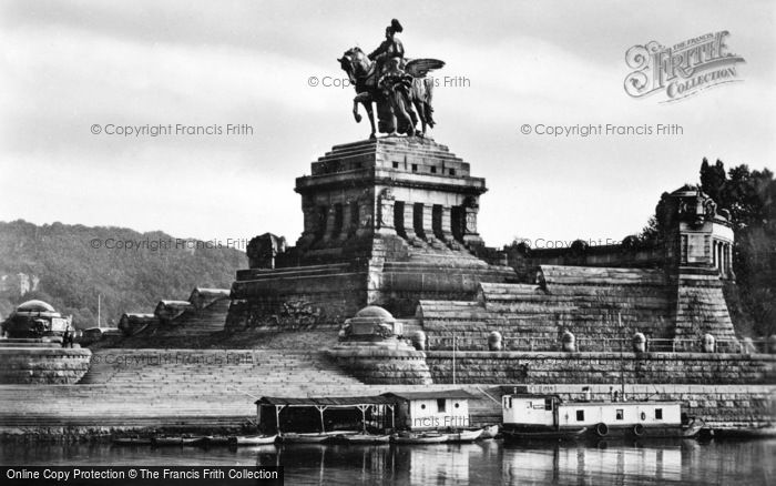 Photo of Koblenz, Kaiser William Monument c.1930