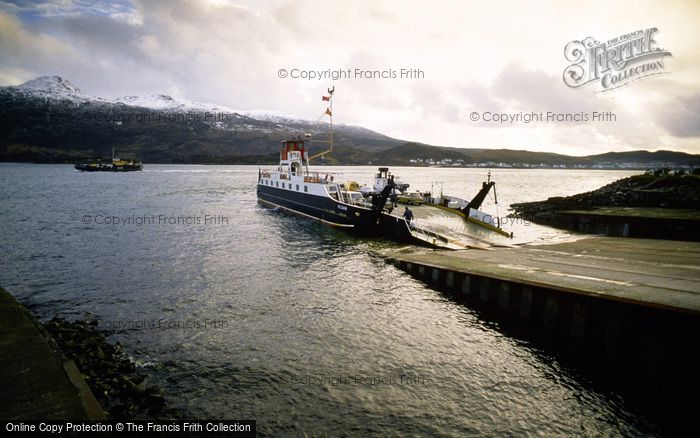 Photo of Kyle Of Lochalsh, Car Ferry To Kyleakin At Jetty c.1990
