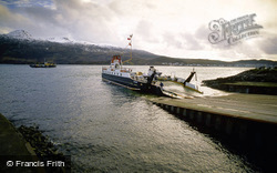 Car Ferry To Kyleakin At Jetty c.1990, Kyle Of Lochalsh