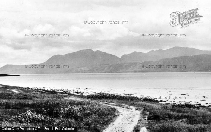 Photo of Kyles Of Bute, The Shore And Arran Hills From Straad c.1925