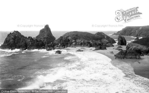 Photo of Kynance Cove, 1895