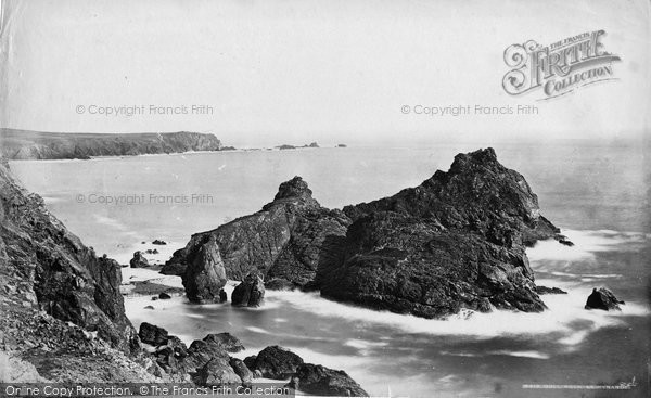 Photo of Kynance Cove, Asparagus Island And Lizard Head c.1876