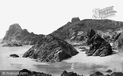 Bishop's Rock And Gull Rock c.1876, Kynance Cove