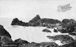 Bishop's Rock From Asparagus Island c.1876, Kynance Cove