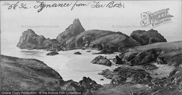 Photo of Kynance Cove, From Tar Box c.1871