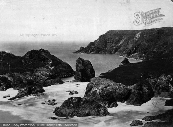 Photo of Kynance Cove, From Tar Box c.1876