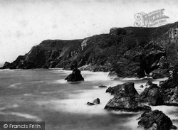 From The Rill c.1876, Kynance Cove