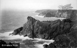 Horse Rock From The Rill 1895, Kynance Cove