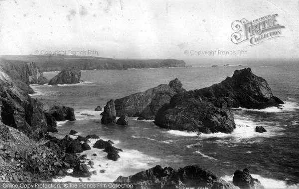 Photo of Kynance Cove, Lion Rock And Lizard Head 1895
