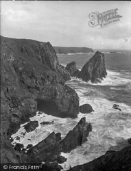 Lion Rock And Lizard Point 1927, Kynance Cove