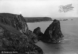 Lion Rock And Old Lizard 1895, Kynance Cove