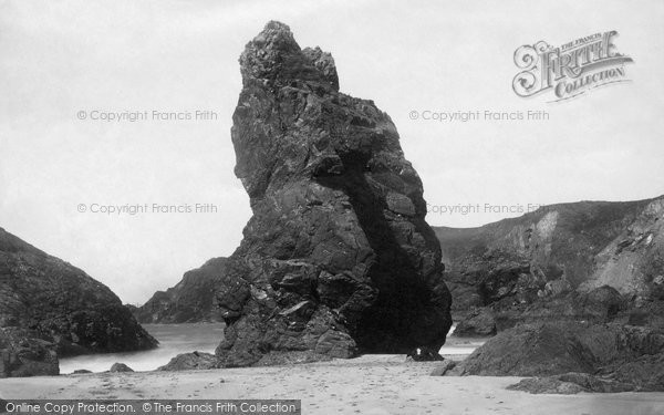 Photo of Kynance Cove, Steeple Rock 1890