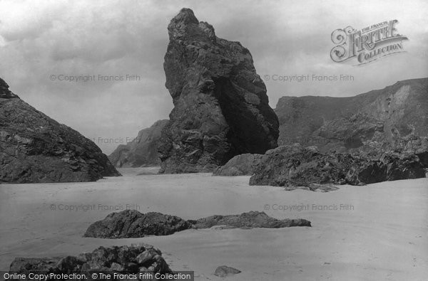 Photo of Kynance Cove, Steeple Rock 1895