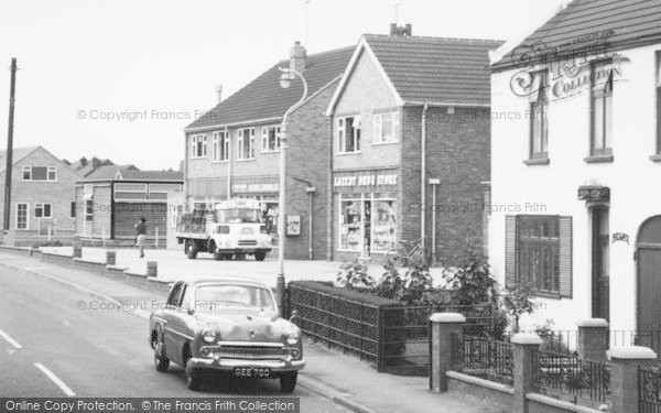 Photo of Laceby, Shops In Caistor Road c.1965