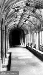 The Cloisters, Lacock Abbey c.1955, Lacock