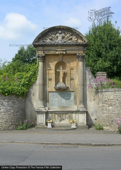 Photo of Lacock, The Village War Memorial c.2005