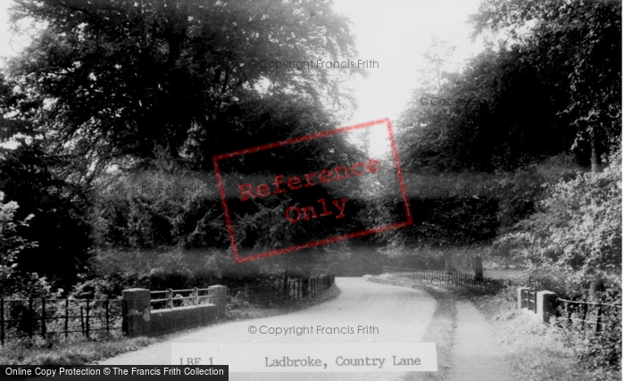 Photo of Ladbroke, Country Lane c.1960