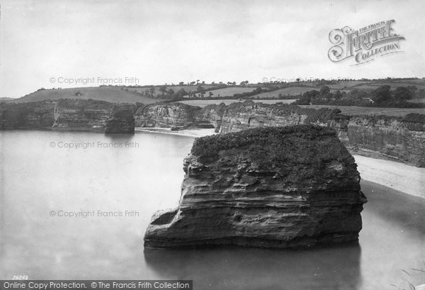 Photo of Ladram Bay, 1890