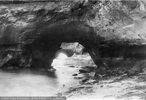 Photo of Ladram Bay, Arches 1895
