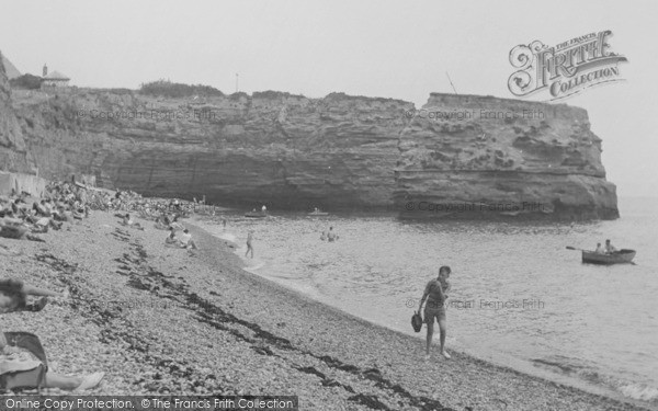 Photo of Ladram Bay, Beach c.1955