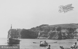 Boating c.1955, Ladram Bay