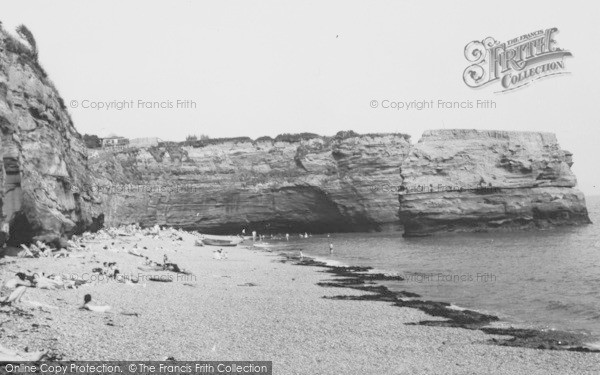 Photo of Ladram Bay, c.1960