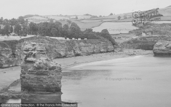 Photo of Ladram Bay, c.1965