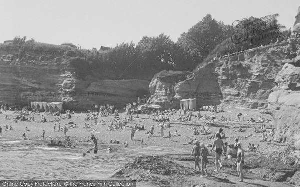 Photo of Ladram Bay, From The Rocks c.1955