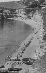 From The Steps c.1950, Ladram Bay