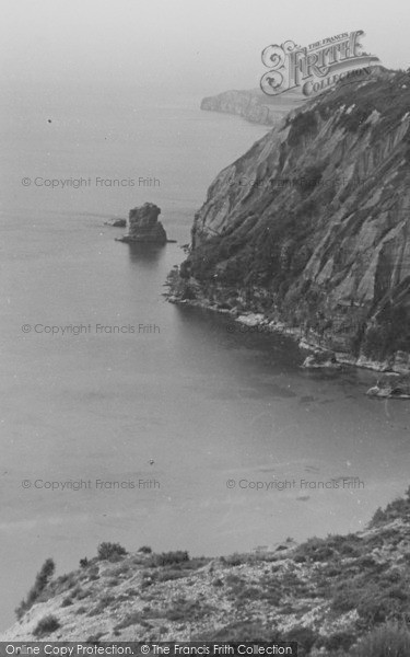 Photo of Ladram Bay, High Peak And Cliffs c.1955