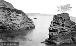 King William Rock c.1874, Ladram Bay