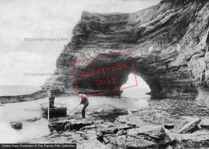 Photo of Ladram Bay, Natural Arch c.1900