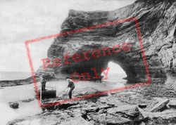 Natural Arch c.1900, Ladram Bay