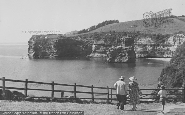 Photo of Ladram Bay, Path From Three Rocks Cafe c.1950