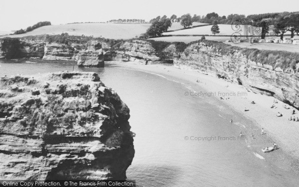 Photo of Ladram Bay, The Bay c.1960