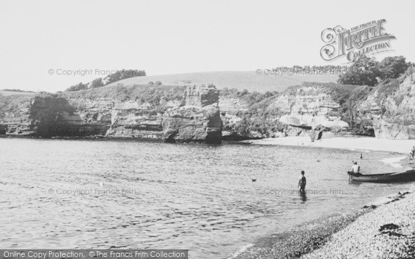 Photo of Ladram Bay, The Beach c.1955