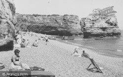 The Beach c.1955, Ladram Bay