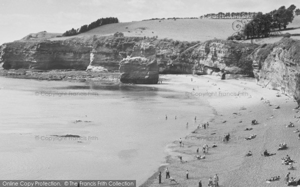 Photo of Ladram Bay, The Beach c.1960