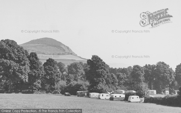Photo of Ladram Bay, The Caravan Site And High Peak c.1955