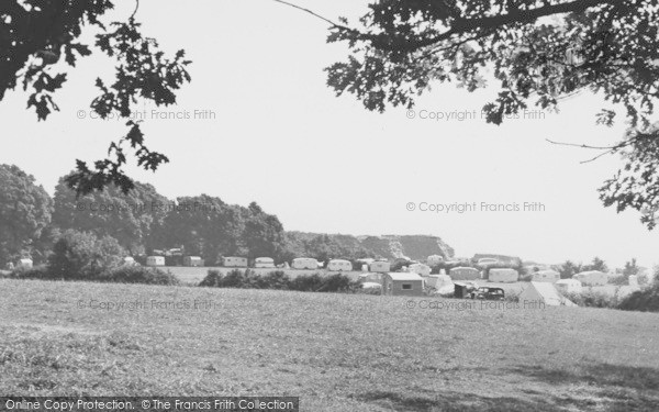Photo of Ladram Bay, The Caravan Site c.1955