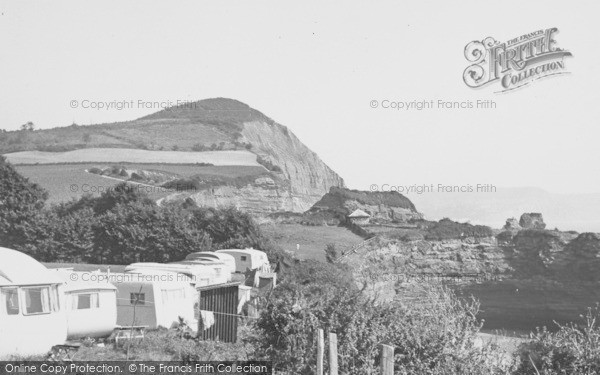 Photo of Ladram Bay, The Caravan Site c.1960